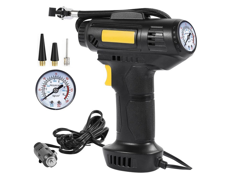 Pistolet de compresseur de voiture pour pomper les roues pompe 12v 120w 10 bar led