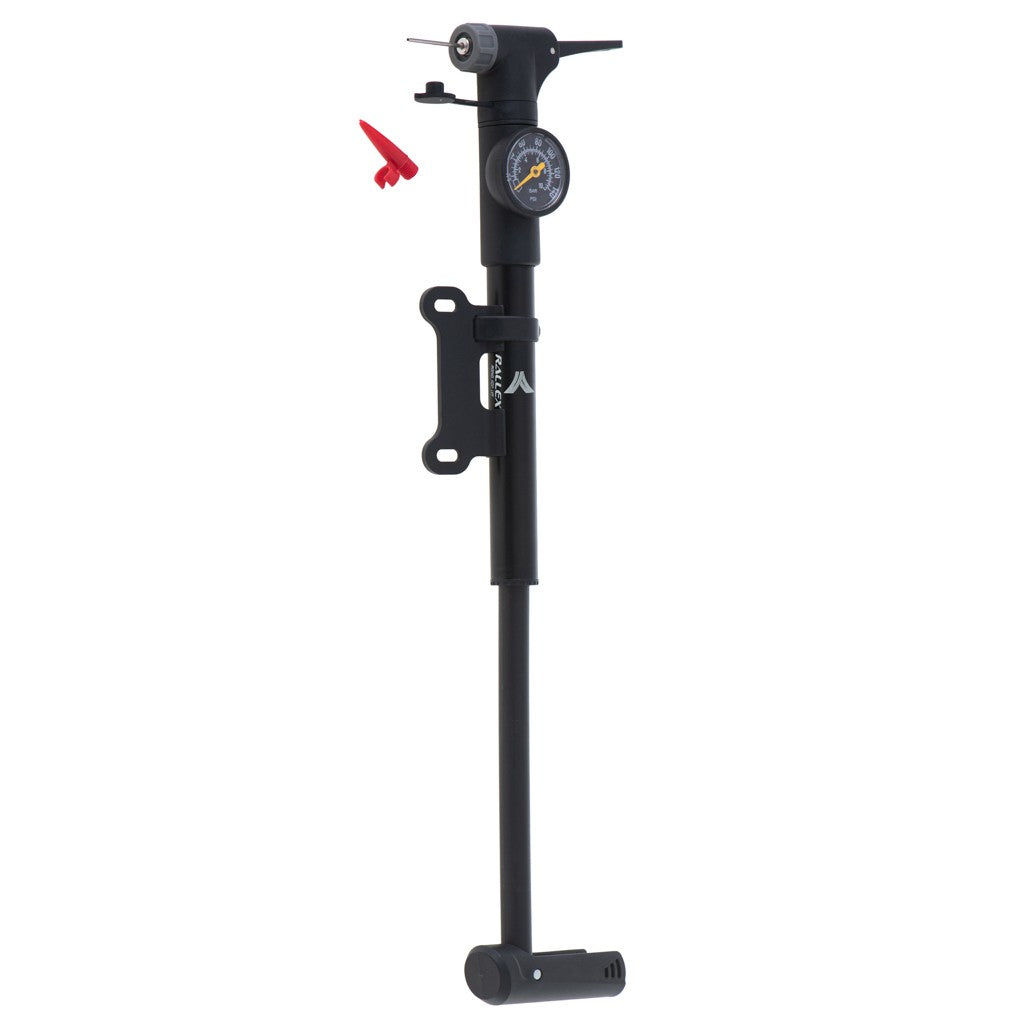 Pompe à vélo avec manomètre