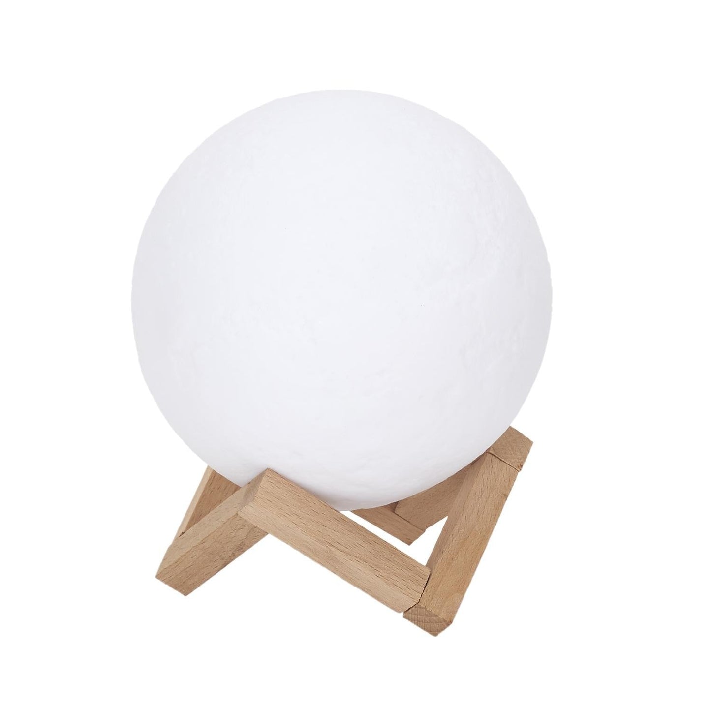 LAMPE TACTILE LUNE RONDE 3D D15CM M8