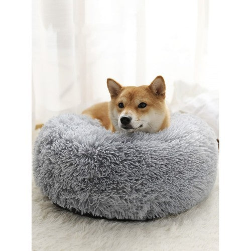 Lit pour chien poilu, gris 22759