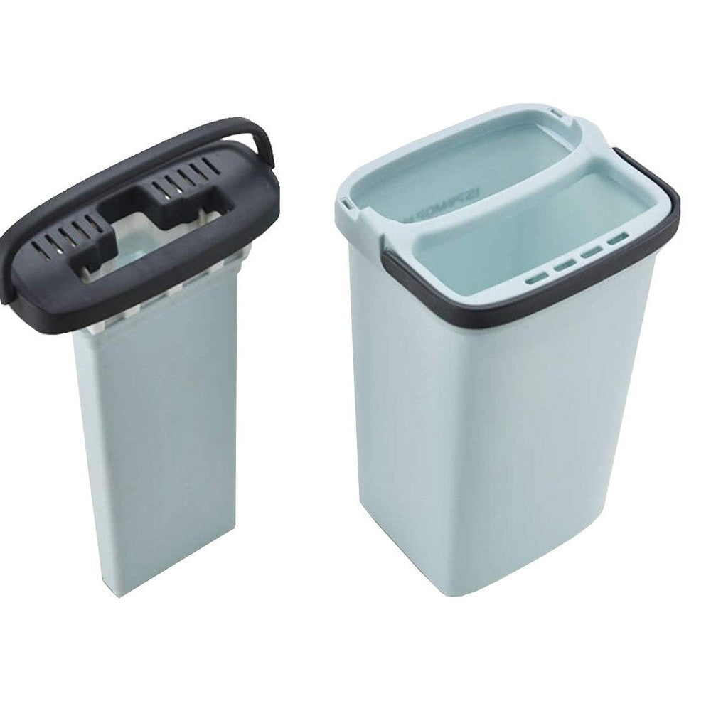 Balai  serpillière plat avec seau essoreuse deux compartiments + 3x lavette offerte