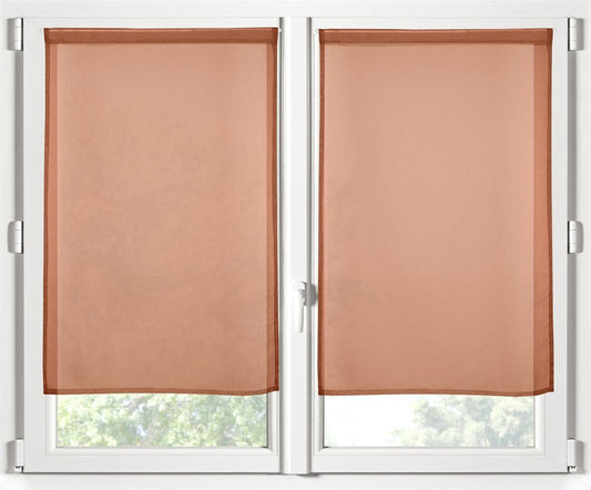 PAIRE DE BRISE BISE MONNA_DROIT TERRACOTTA 60X120 cm