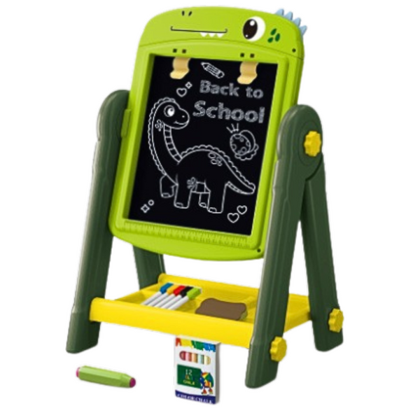 tableau magnétique double face dinosaures