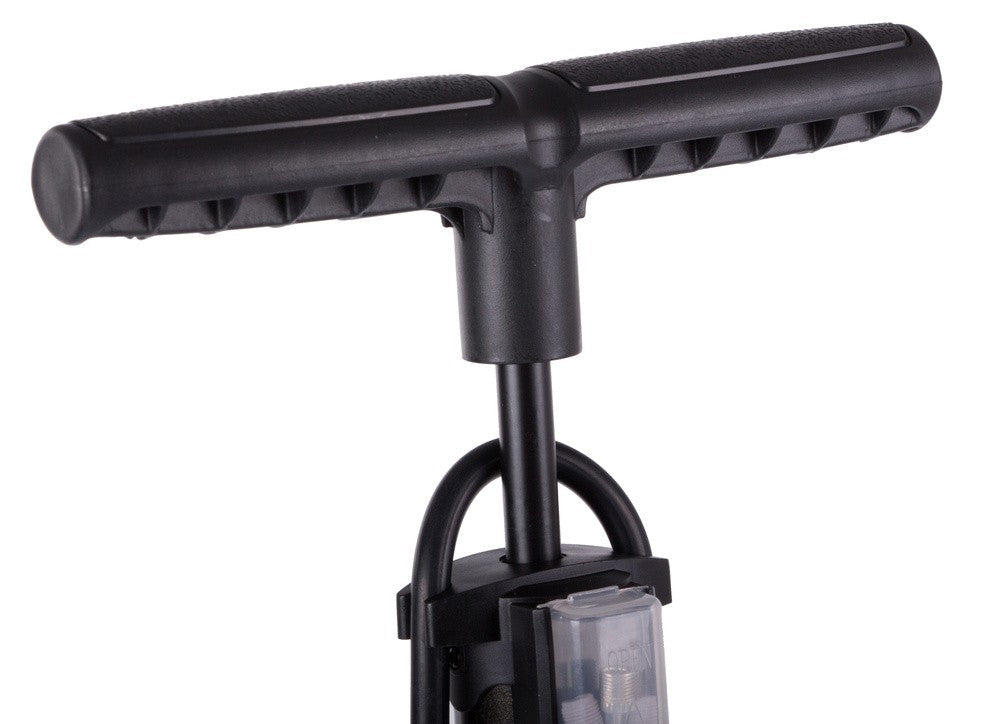 Pompe au sol avec manomètre, embouts de vélo pour pied de voiture