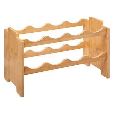 Rack pour 8 bouteilles empilables bambou