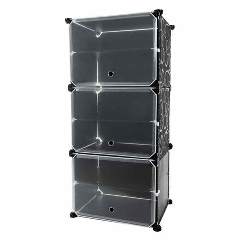Meuble Range-chaussures modulable - 6 niveaux 12 paires 93X31X44 cm