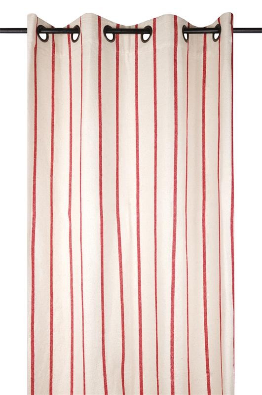 RIDEAU ST TROP ROUGE 135X260 cm