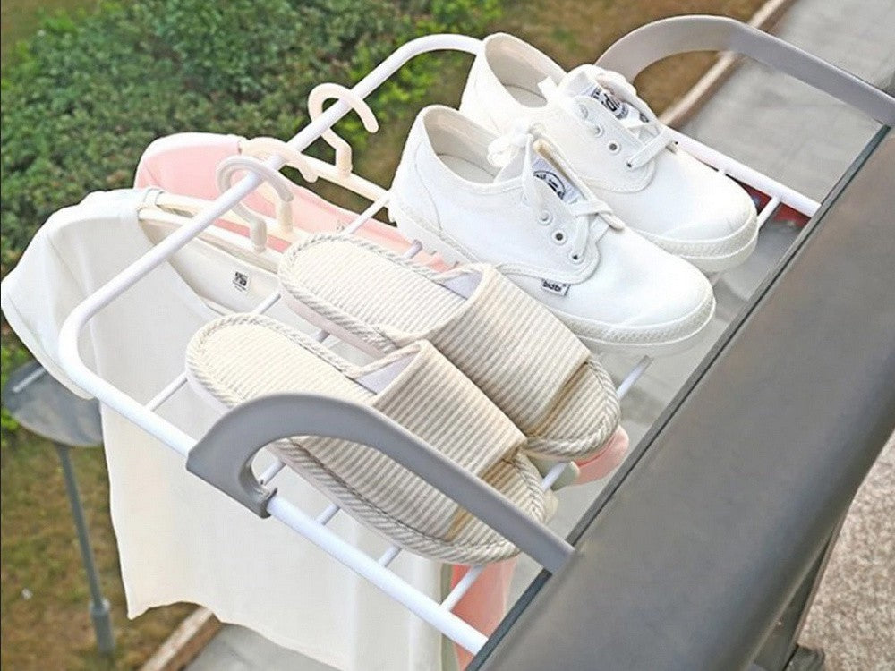 Etendoir Sèche-linge pour balcon 50x15x29 cm plastique