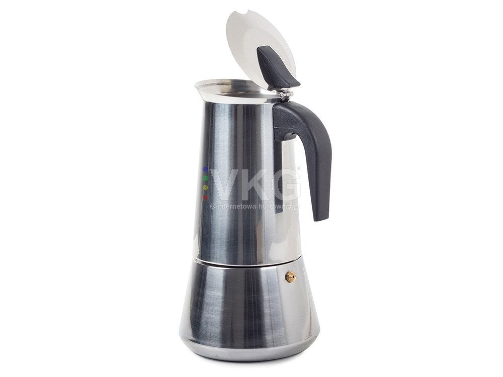 Cafetière italienne ita, infuseur pour 12 tasses, 600 ml en acier.