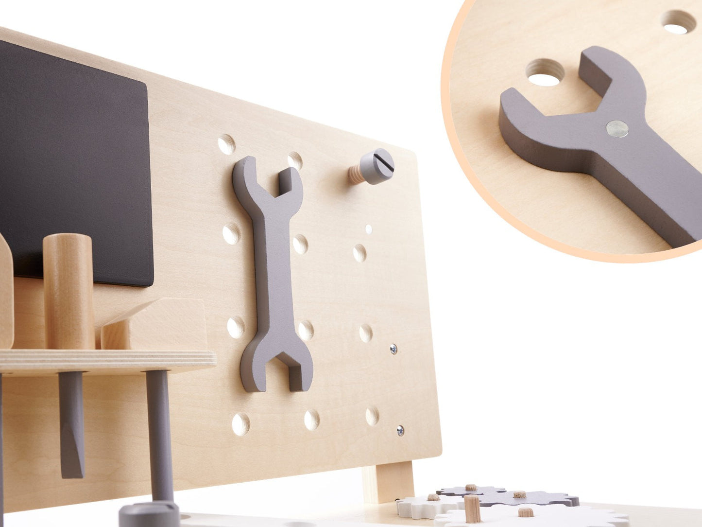 TABLE EN BOIS OUTIL BANC DE TRAVAIL POUR ENFANTS AVEC OUTILS ENSEMBLE DE BRICOLAGE BRICOLEUR